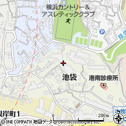 グランスイート横濱山手周辺の地図
