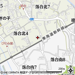 神奈川県綾瀬市落合北4丁目15周辺の地図