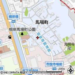 神奈川県横浜市磯子区馬場町2-16周辺の地図