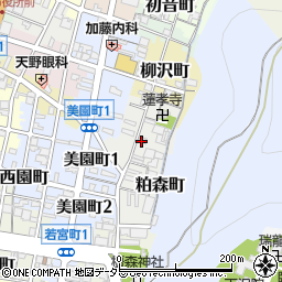 岐阜県岐阜市多賀町周辺の地図