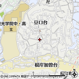 神奈川県横浜市中区豆口台151周辺の地図