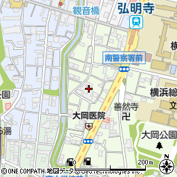 神奈川県横浜市南区大岡2丁目8周辺の地図