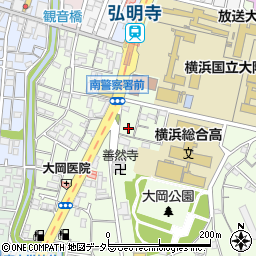 神奈川県横浜市南区大岡2丁目周辺の地図