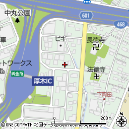 神奈川県厚木市岡田3117周辺の地図