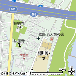 神奈川県厚木市岡田5丁目7周辺の地図