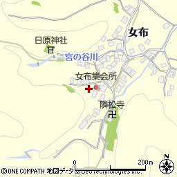 京都府舞鶴市女布441周辺の地図
