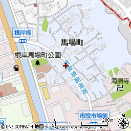 神奈川県横浜市磯子区馬場町2-13周辺の地図