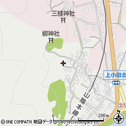 兵庫県養父市八鹿町上小田376周辺の地図