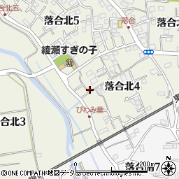 神奈川県綾瀬市落合北4丁目2-37周辺の地図