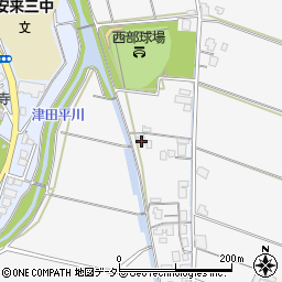 島根県安来市上坂田町267周辺の地図