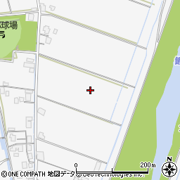 島根県安来市上坂田町周辺の地図