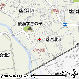 神奈川県綾瀬市落合北4丁目2-34周辺の地図