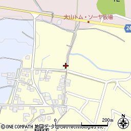 鳥取県米子市岡成周辺の地図