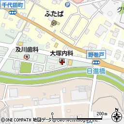 大塚内科周辺の地図