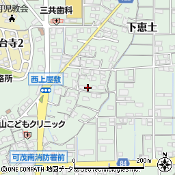 岐阜県可児市下恵土1490周辺の地図