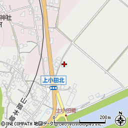兵庫県養父市八鹿町上小田580-2周辺の地図