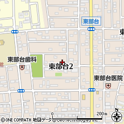 千葉県茂原市東部台周辺の地図