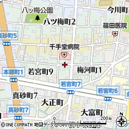 岐阜県岐阜市梅河町周辺の地図