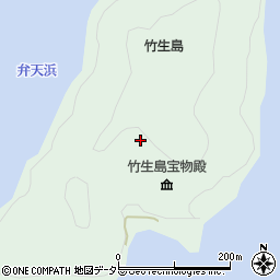 竹生島周辺の地図
