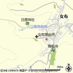 京都府舞鶴市女布442周辺の地図