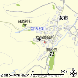 京都府舞鶴市女布444周辺の地図