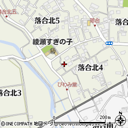 神奈川県綾瀬市落合北4丁目2-41周辺の地図