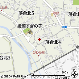 神奈川県綾瀬市落合北4丁目2-31周辺の地図
