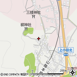 兵庫県養父市八鹿町上小田436-2周辺の地図
