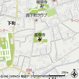 冨春寺周辺の地図