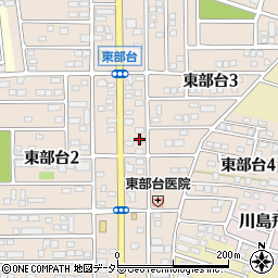アルカディア東部台弐番周辺の地図