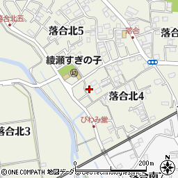 神奈川県綾瀬市落合北4丁目2-43周辺の地図