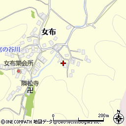 京都府舞鶴市女布299周辺の地図