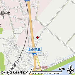 兵庫県養父市八鹿町上小田582周辺の地図