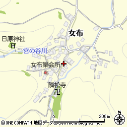 京都府舞鶴市女布325周辺の地図