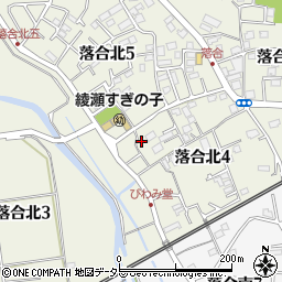 神奈川県綾瀬市落合北4丁目2-44周辺の地図