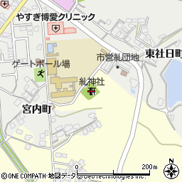 糺神社周辺の地図
