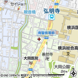神奈川県横浜市南区大岡2丁目7周辺の地図