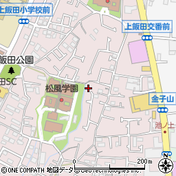 神奈川県横浜市泉区上飯田町2027-5周辺の地図