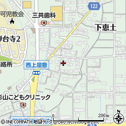 岐阜県可児市下恵土1492周辺の地図