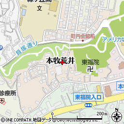 神奈川県横浜市中区本牧荒井周辺の地図