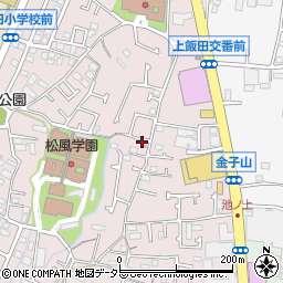 神奈川県横浜市泉区上飯田町2041-8周辺の地図