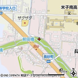 前田橋周辺の地図