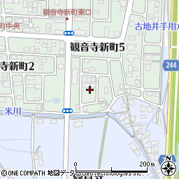 鳥取県米子市観音寺新町5丁目4周辺の地図