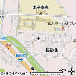 鳥取県米子市長砂町周辺の地図