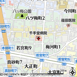 千手堂病院（慶睦会）周辺の地図