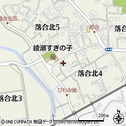 神奈川県綾瀬市落合北4丁目2-45周辺の地図