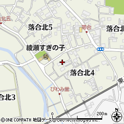 神奈川県綾瀬市落合北4丁目2-9周辺の地図