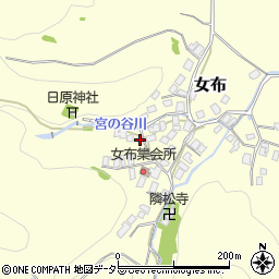 京都府舞鶴市女布455周辺の地図