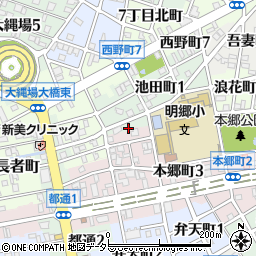 岐阜県岐阜市池田町2丁目25-1周辺の地図