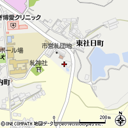 島根県安来市安来町旭ケ丘周辺の地図